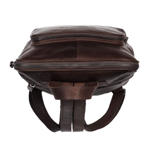 Dámsky kožený batoh The Chesterfield Brand Naomi C58.015001 hnedá horný pohľad