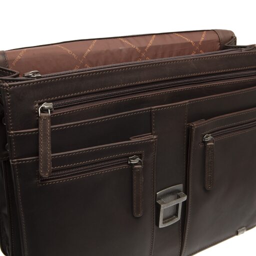 The Chesterfield Brand Kožená aktovka na notebook Stuttgart C40.107101 hnedá