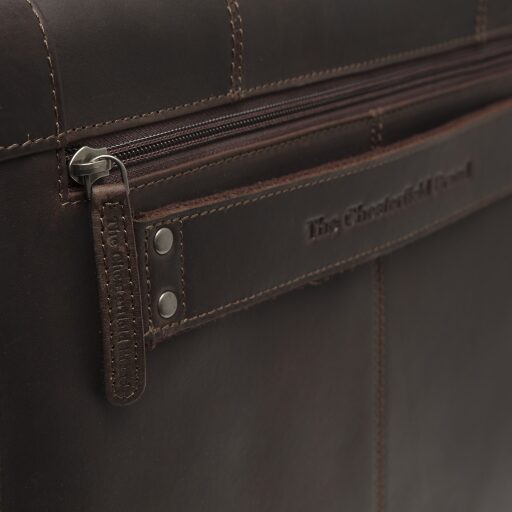 The Chesterfield Brand Kožená aktovka na notebook Stuttgart C40.107101 hnedá - trolley pás