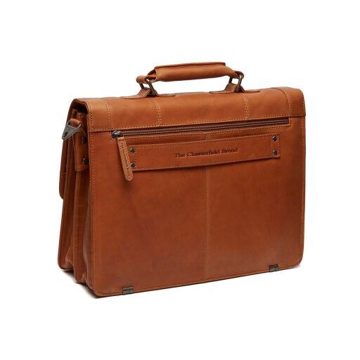 The Chesterfield Brand Kožená aktovka na notebook Stuttgart C40.107131 koňak