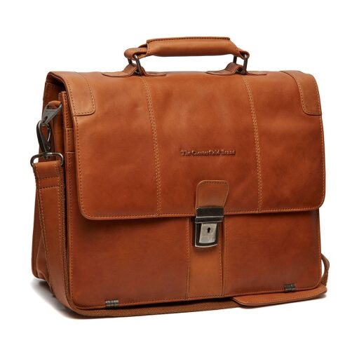 The Chesterfield Brand Kožená aktovka na notebook Stuttgart C40.107131 koňak