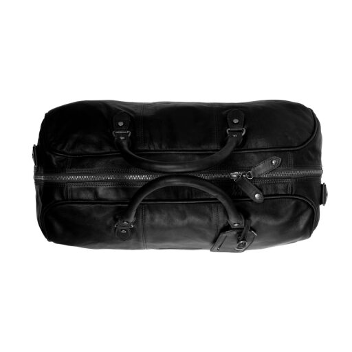 The Chesterfield Brand Kožená cestovná taška - weekender C20.000400 William čierna