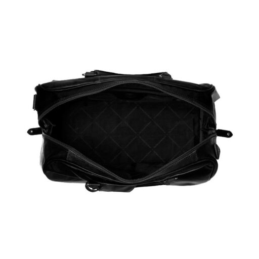 The Chesterfield Brand Kožená cestovná taška - weekender C20.001300 Liam čierna vnútorné usporiadanie
