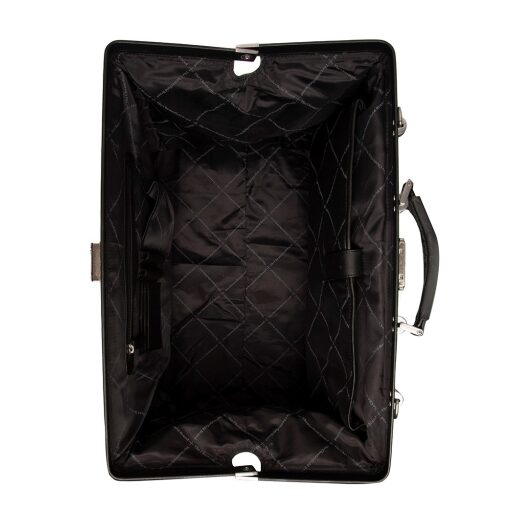 The Chesterfield Brand Kožená cestovná taška - weekender C20.004300 Corfu čierna