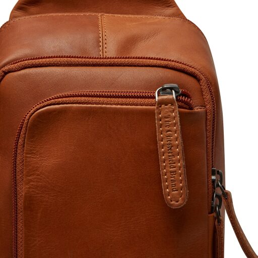 The Chesterfield Brand Kožená crossbody taška Riga C58.028431 koňaková detail