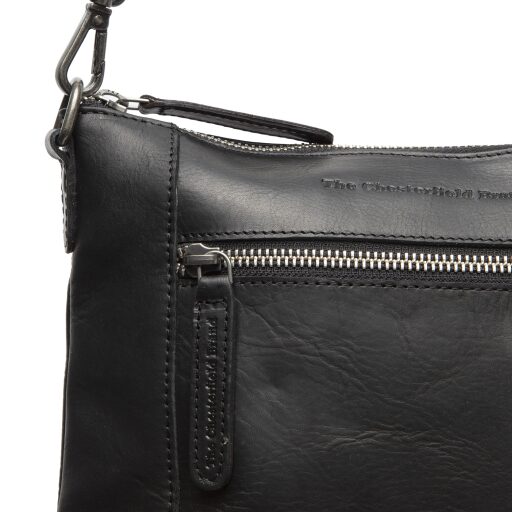 The Chesterfield Brand Kožená kabelka cez plece / crossbody Faro C48.122800 čierna