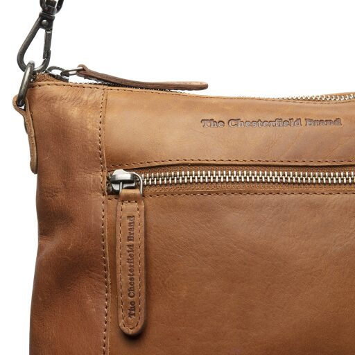 The Chesterfield Brand Kožená kabelka cez rameno / crossbody Faro C48.122831 koňaková