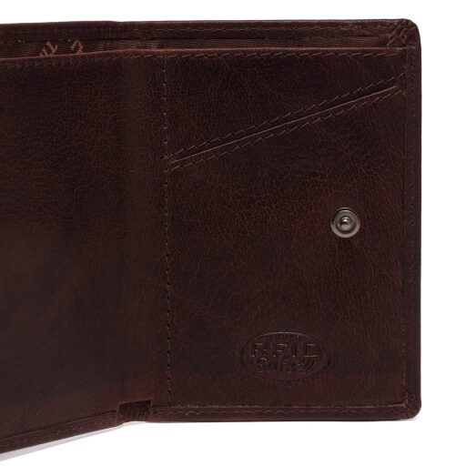 The Chesterfield Brand Kožená peňaženka - puzdro na karty RFID C08.044101 Paris hnedá