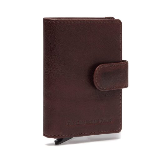 The Chesterfield Brand Kožená peňaženka - puzdro na karty RFID C08.044201 Prague hnedé