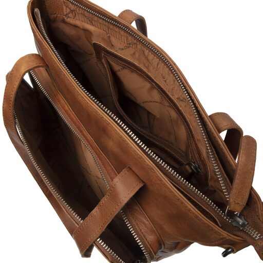 The Chesterfield Brand Kožená shopper taška Alicante C38.019231 koňaková vnútorné priehradky