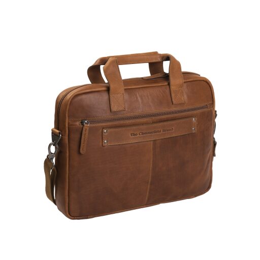 The Chesterfield Brand Kožená taška na notebook 15,6" CALVI C40.103331 koňak