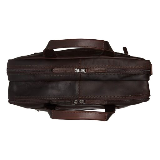 The Chesterfield Brand Kožená taška na notebook 17" C40.101501 Ryan horný pohľad