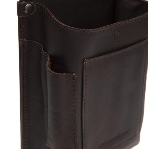 Kožené puzdro na kasírku The Chesterfield Brand Leather Holster for Waiter Wallet C08.046301 Taiwan tmavo hnedé
