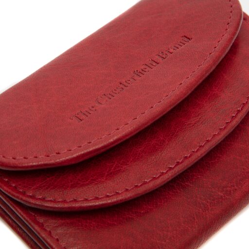 The Chesterfield Brand Malá kožená peňaženka RFID Newton C08.043904 červená