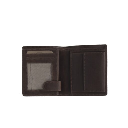 The Chesterfield Brand Pánska kožená peňaženka na výšku RFID C08.040701 Carl hnedá