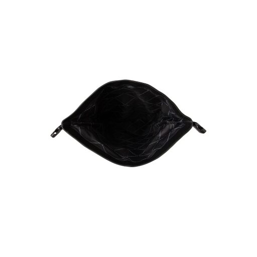 The Chesterfield Brand pánsky kožený roll top batoh na notebook Liverpool C58.030900 čierny - otvorený