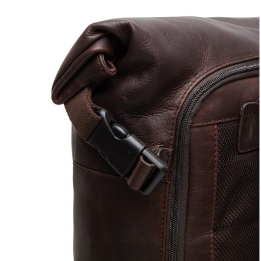 The Chesterfield Brand kožený roll top batoh na notebook Liverpool C58.030901 hnedý - detail