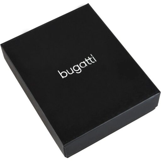 Bugatti zipsová kožená peňaženka PRIMO 49107701 čierna krabička