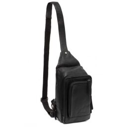 The Chesterfield Brand Kožená crossbody taška Riga C58.028400 čierna