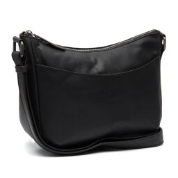 The Chesterfield Brand Malá kožená kabelka cez rameno / crossbody Henderson C48.130900 čierna - predná strana