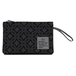 Fabrizio Bikini bag - taška na plavky 50475-0100 čierna s grafickým vzorom