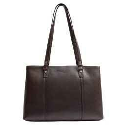 The Chesterfield Brand Kožená shopper kabelka na notebook 14" Alverino C38.022901 hnedá