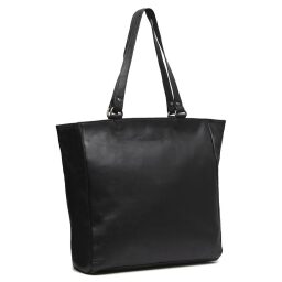 Kožená shopper kabelka na notebook BERLIN C38.016000 čierna