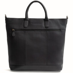 The Chesterfield Brand kožená shopper kabelka na notebook Westbrook C38.022700 čierna