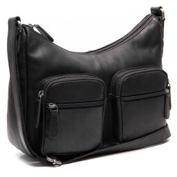 The Chesterfield Brand Kožená kabelka cez rameno Valenora C48.141100 čierna
