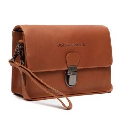Dámska kožená kabelka do ruky aj na rameno The Chesterfield Brand Lucca C48.127031 koňaková - predná strana