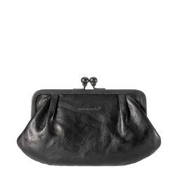 aunts & uncles kožená kabelka clutch ROSE čierna - predná strana