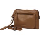 BURKELY Malá kožená kabelka - minibag Lush Lucy 1000538.38.24 koňaková bočný pohľad