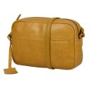 BURKELY Kožená mini crossbody kabelka Natural Norah 1000816.04.63 žltá