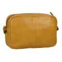 BURKELY Kožená mini crossbody kabelka Natural Norah 1000816.04.63 žltá