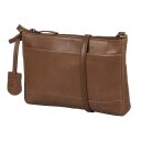 BURKELY Kožená crossbody kabelka Natural Norah 1000817.04.24 koňaková bočný pohľad
