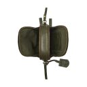 BURKELY Kožená crossbody kabelka na telefon Natural Norah 1000819.04.74 tmavo zelená