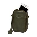 BURKELY Kožená crossbody kabelka na telefon Natural Norah 1000819.04.74 tmavo zelená