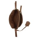 BURKELY Kožená crossbody kabelka na mobil Natural Norah 1000820.04.24 koňaková