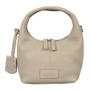 BURKELY Kožená kabelka do ruky Soft Skylar 1000845.85.12 svetlosivá