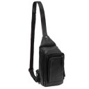 The Chesterfield Brand Kožená crossbody taška Riga C58.028400 čierna