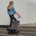 Andersen Nakupovacia taška do schodov SCALA SHOPPER TREPPENSTEIGER® FITA 119-225-80 čierna s modelkou