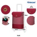 Andersen Nákupná taška na kolieskach do schodov SCALA SHOPPER TREPPENSTEIGER® TILDE 119-226-70 červená