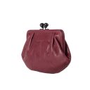aunts & uncles Kožená kabelka do ruky / psaníčko - clutch Grandma´s Luxury Club ROSE 42213-83 červená