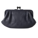 aunts & uncles Kožená kabelka do ruky / listová kabelka - clutch ROSE 42213-86 modrá zadná strana