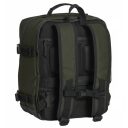 DANIEL RAY batoh do lietadla 40x20x30 cm Diepsloot DRS25.1652.03 khaki zadná strana