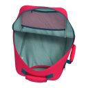 CabinZero Batoh do lietadla 40x30x20 Classic 28L 082404 ružovo-modrý otvorený