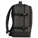 BestWay Cestovný batoh 40x30x20 cm Cabin Pro Small 40357-1700 tmavosivý bočný pohľad