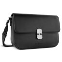 Bugatti Crossbody kabelka cez rameno Nela M 49384901 čierna bočný pohľad