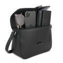 Bugatti Crossbody kabelka cez rameno Nela M 49384901 čierna priehradky
