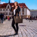 Bugatti Dámska shopper kabelka Ella L 49362584 olivová na ramene